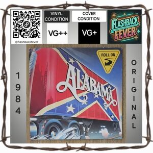 ALABAMA•Roll On•Jan, 1984 US Stereo(#AHL1-4939)•Indianapolis Pressing